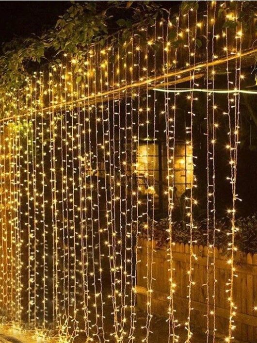 Rideau lumineux 6 x 3 mètres